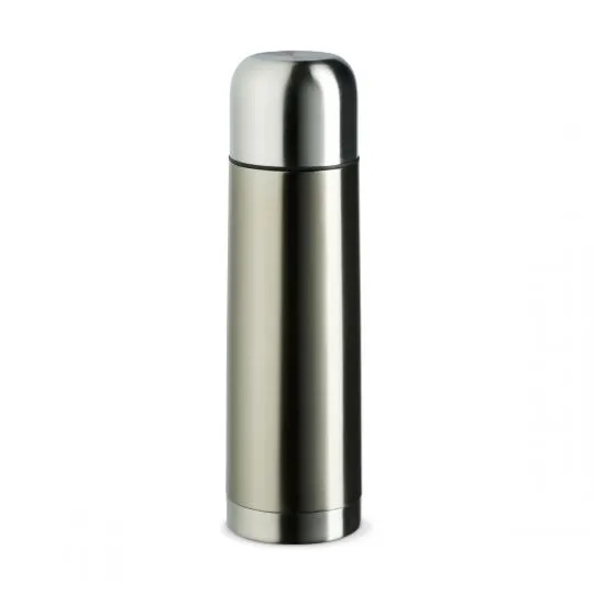 Thermosflasche aus Edelstahl mit Bild-Gravur