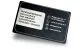 Businesscard aus Aluminium in schwarz-matt mit Gravur