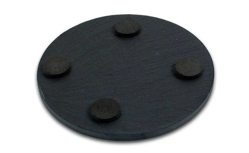 Untersetzer aus schiefer mit glatter Kante und Gravur selber gestalten