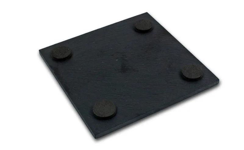 Untersetzer aus schiefer, individualisiert mit 4 Zeilen Wunschtext Gravur