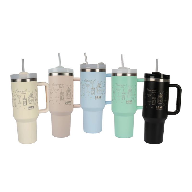 XL Thermobecher mit Text-Gravur