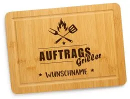 Schneidebrett - Auftrags-Griller 🔥 mit Namen oder Wunschtext
