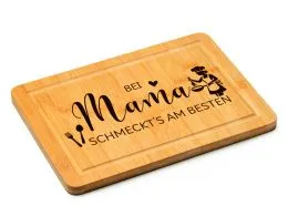 Schneidebrett - Bei Mama schmeckts am besten ♥