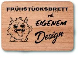Frhstcksbrett mit Gravur selber gestalten